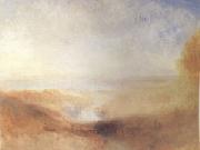 Joseph Mallord William Turner Landscape with Distant River and Bay (mk05) oil painting